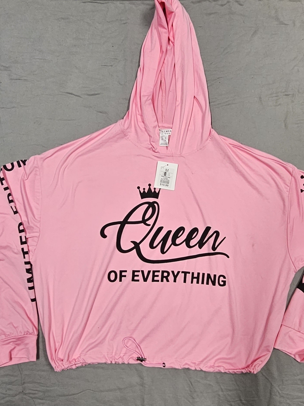 Streetwear Society Pink Graphic Hoodie